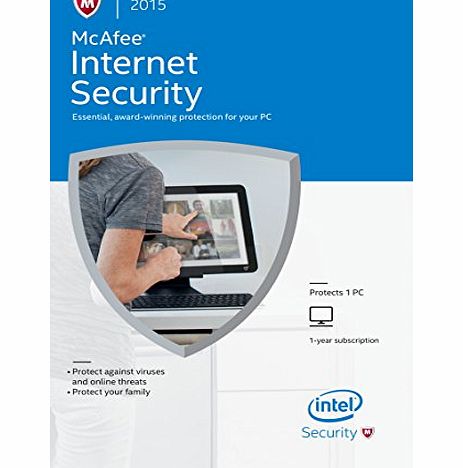 McAfee Internet Security 2015 - 1 PC (PC) [Frustration-Free Packaging]